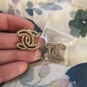 Fake Chanel studs